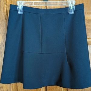 NWOT J Crew Navy Blue Flared Mini Skirt - Size 6